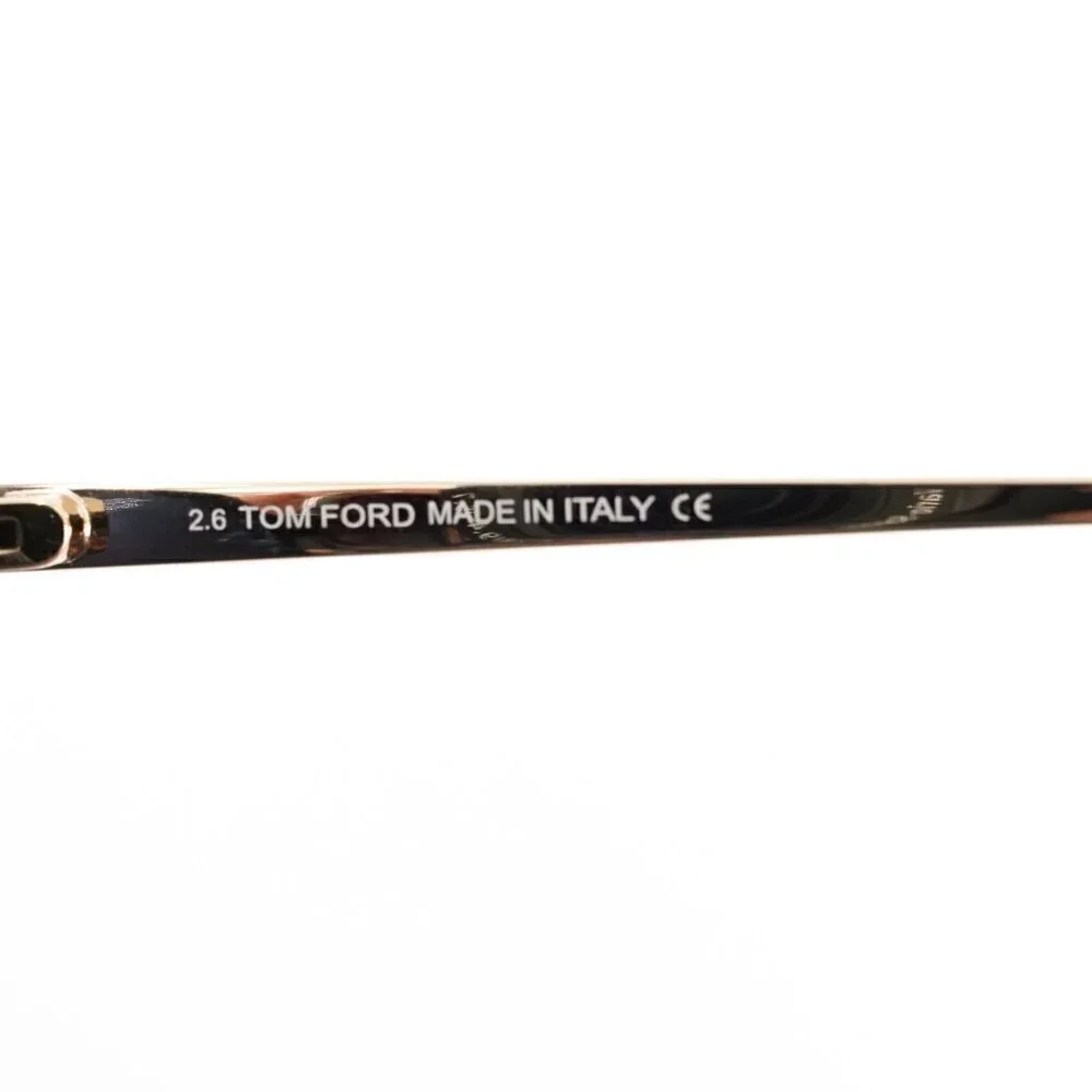 Tom Ford TF641 Round Sunglasses Black and Blue OS